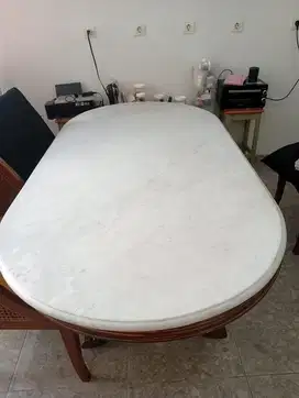 JUAL CEPET BU! MEJA MAKAN + BANGKU 4