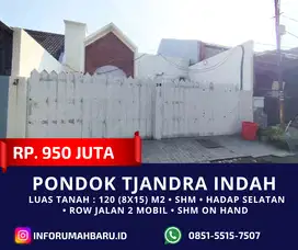 PONDOK TJANDRA Lebar 8 ‼️Rumah Dekat Tol Tambak Sumur Waru