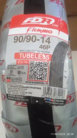 Ban luar tubeless Vario Beat Mio dll