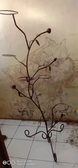 Dijual Pot besi tinggi 150 cm