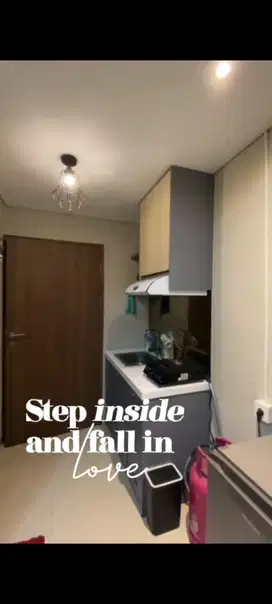 Dijual Apartemen  Tol Sirkuit Sentul Type Studio Furniture ini unit ta