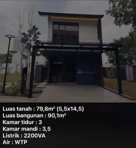 Rumah cluster lokasi dekat TangCity