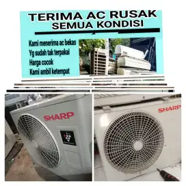Terima ac bekas rusak