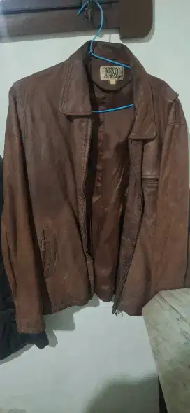 Jaket kulit sapi asli free jaket gunung