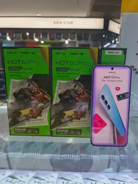 Infinix Hot 60 Pro 8/256 Baru 100% ori garansi resmi segel dus box