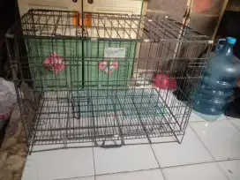 KANDANG BESI BEKAS ANJING/KUCING