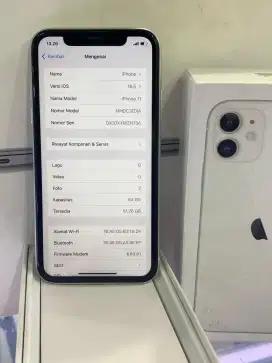 IPhone 11 64gb ibox ID/A
Mulus normal semua
HB service
Fullset