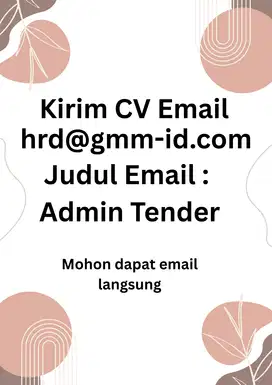 Lowongan Kerja : Admin Kantor - Tender