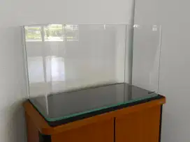 aquarium kaca bending melengkung nisso bahari Optic Clear glass 6 mm