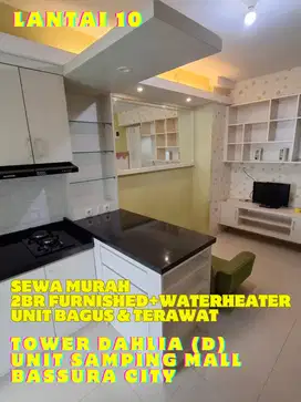 SEWA 2BR FURNISHED+WATERHEATER TOWER D SAMPING MALL BASSURA CITY