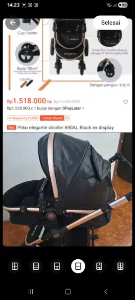Stroler pliko elegante