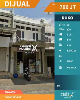 Butuh Cepat Laku Dijual Siap Huni Ruko Karangploso Malang
