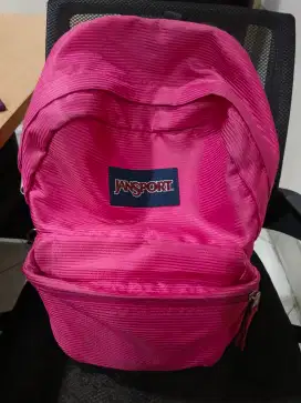 Tas Jansport Hyperbreak Beet Vertical Stripe Original 100%