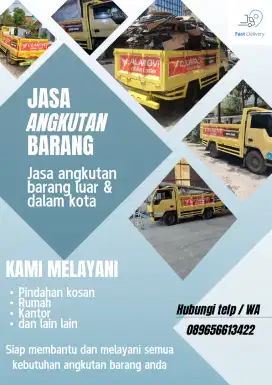 Jasa Angkutan Barang Dalam Kota Dan Luar Kota