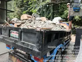 Jasa buang tanah galiam dan angkut puing