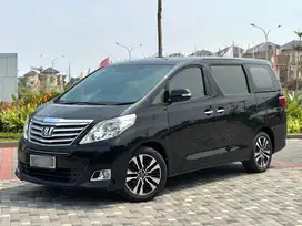 Toyota Alphard G ATPM 2.4 Tahun 2012 Warna Hitam Pajak Panjang Low KM