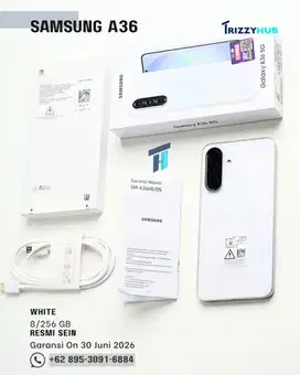 Samsung A36 256 GB Pemakaian 1 Hari Resmi SEIN Like new