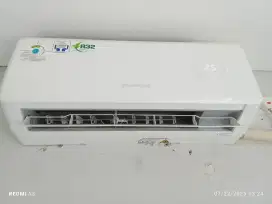 Jual AC baru pakai 3 bulanan satu set lengkap garansi kosong