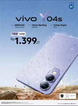 Promo Vivo Terbaruu Y04s New !! Bisa Kreditt