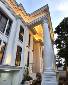 Premium Rumah Gress American Minimalis 3 Lt Pool Marmer Graha Family