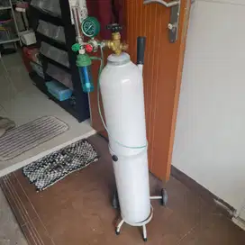 Tabung Oksigen Medis 1.5m³ + Regulator & Flowmeter Biomedix