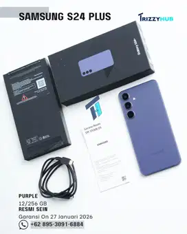 Samsung S24 Plus 12/256 GB Like New RESMI SEIN Garansi On