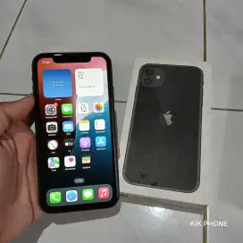 Iphone 11 128Gb Resmi ibox BH 82% Fulset segel mulus 95%.harga 5.050