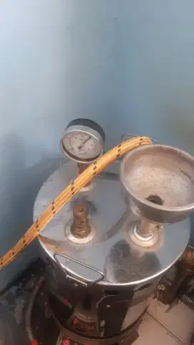 Dijual boiler 1 set ukuran 5 liter, second, kondisi prima