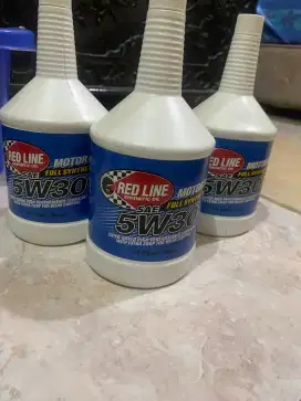 Oli mobil Redline Synthetic 5w30 not castrol shell