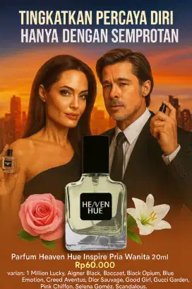 Parfum Heaven Hue Inspire Perfume Premium Pria Wanita Cwo Cwe 20ml