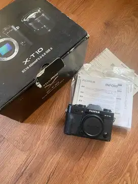 Body Only fujiiflm XT10 Black / fujifilm XT-10 Hitam