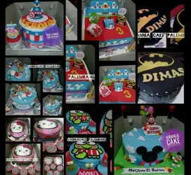 Kue Ulang Tahun Full Fondant