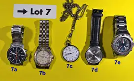 Watches (jam tangan) second berbagai merk
