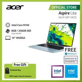 Cash / Kredit Laptop Acer AL14 Lite N150 Ram 8 GB SSD Resmi