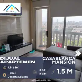 Tebet Dijual Apartemen Casablanca Mansion 3BR Full Furnished
