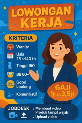 Lowongan Kerja Khusus Wanita