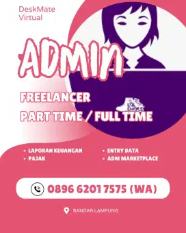 Jasa Admin Keuangan Entry Data dan Marketplace