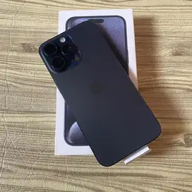 iphone 15 pro max 256gb Blue Ex ibox Like new Bisa Cod dan TT