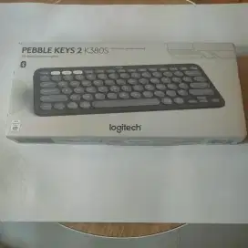 Logitech PEBBLE KEYS 2 K380S Keyboard Wireless Bluetooth - Graphite