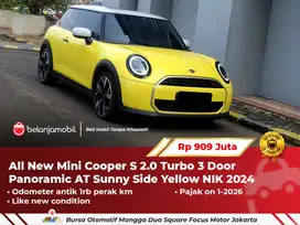 [ ODO 1RB KM ] All New Mini Cooper Minicooper S 2.0 Turbo AT 2024/2025