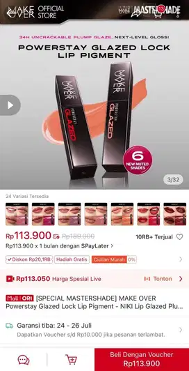 Makeover Powerstay Glazed