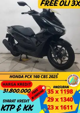 HONDA PCX 160 CBS 2025 BISA CASH DAN KREDIT