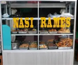 Dicari penjual nasi warteg keliling dengan gerobak