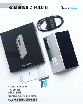 Samsung Z Fold6 12/512 GB Resmi Sein Garansi Dan SCare Aktif
