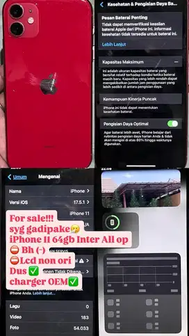iPhone 11 64Gb Inter All op