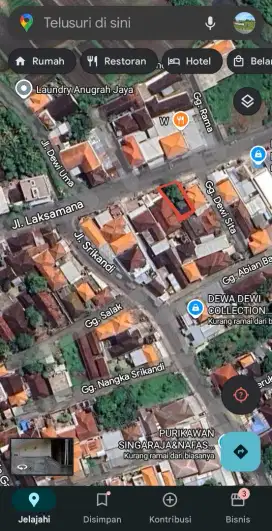 Tanah cocok usaha pinggir jln raya baktiseraga singaraja