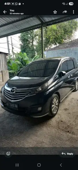 MAZDA BIANTE SKYACTIVE HITAM 2014 165JT BU!!