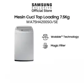 MESIN CUCI 1 TABUNG SAMSUNG WA75H4200SG