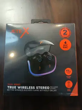 TWS Gaming JETE TG101 with RGB ENC 4 Mic 45m/s Low Latency
