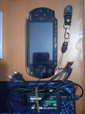 PSP FAT Black Mulus Normal Banyak Game